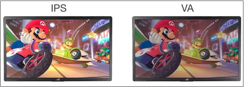 So sánh màn hình IPS với các tấm nền khác (TN và VA)